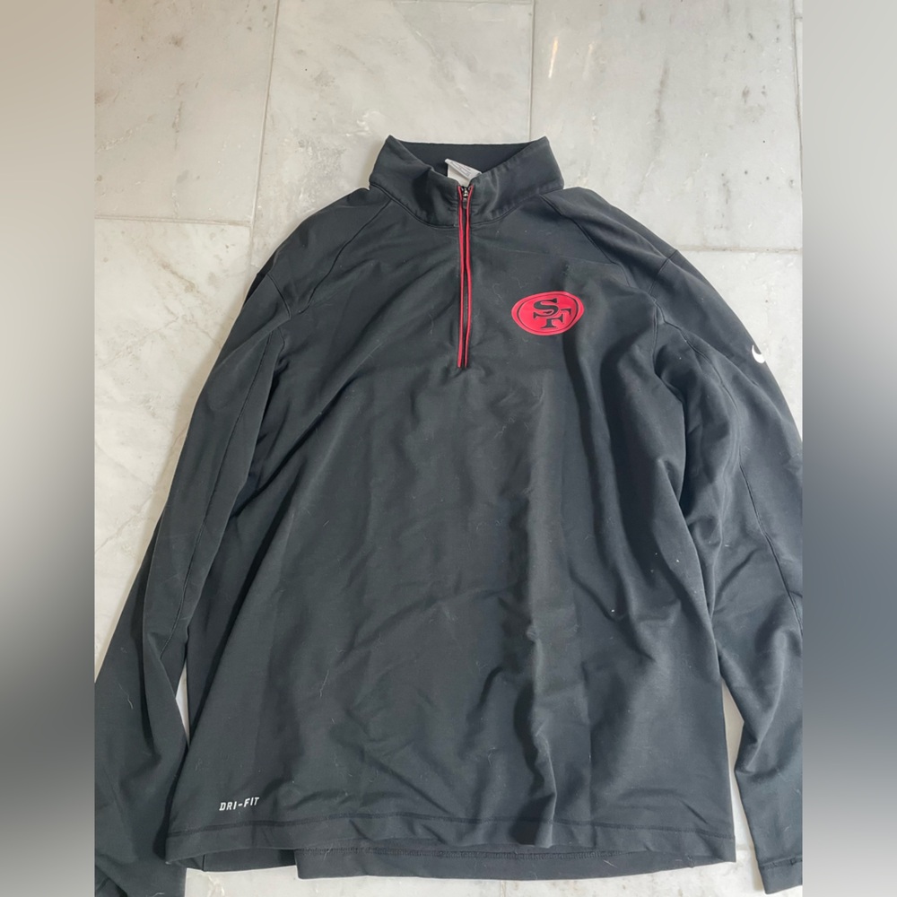 NFL, San Francisco 49ers, men’s Nike Dry Fit pullover, size XL. Gently worn.